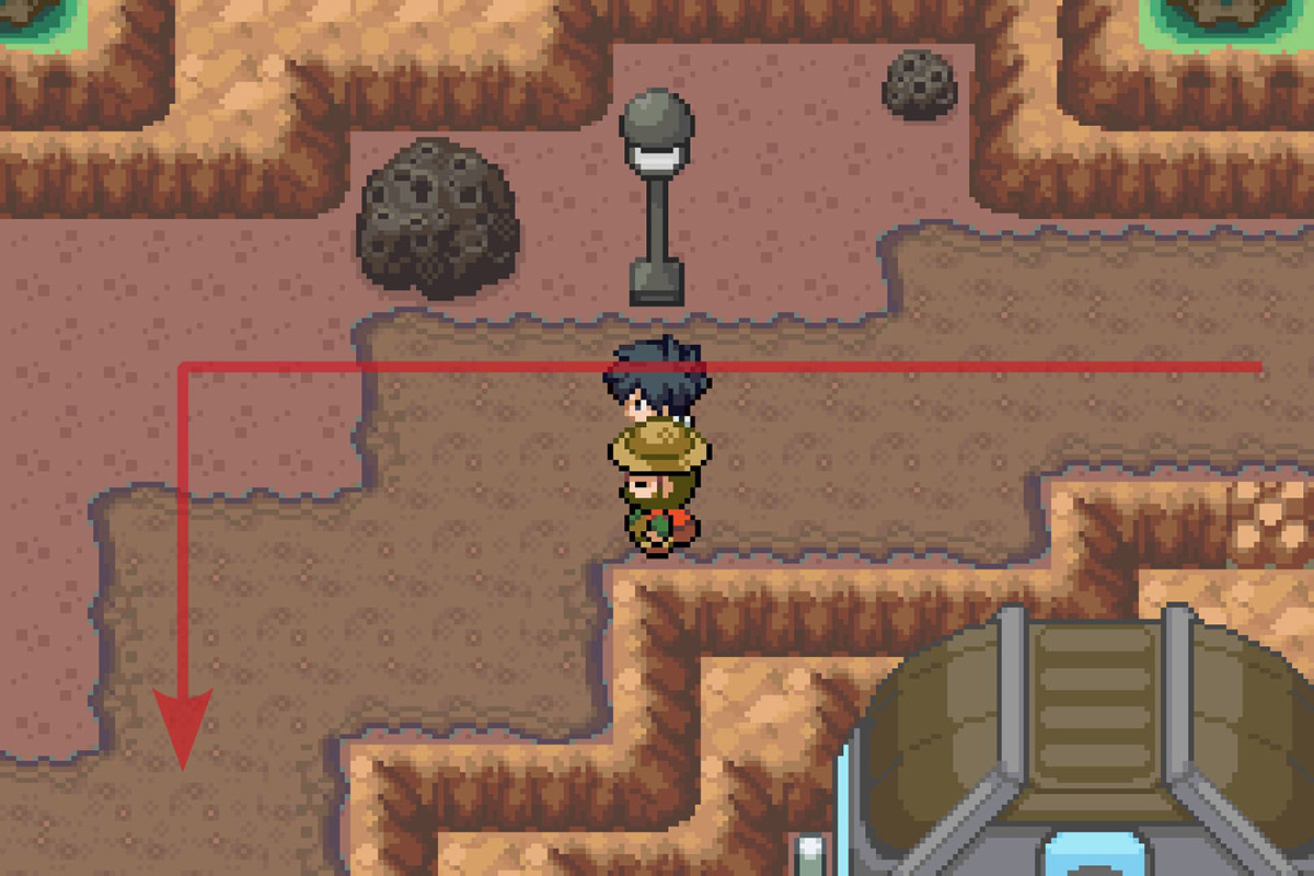 Going south when the path west runs out. / Pokémon Unbound
