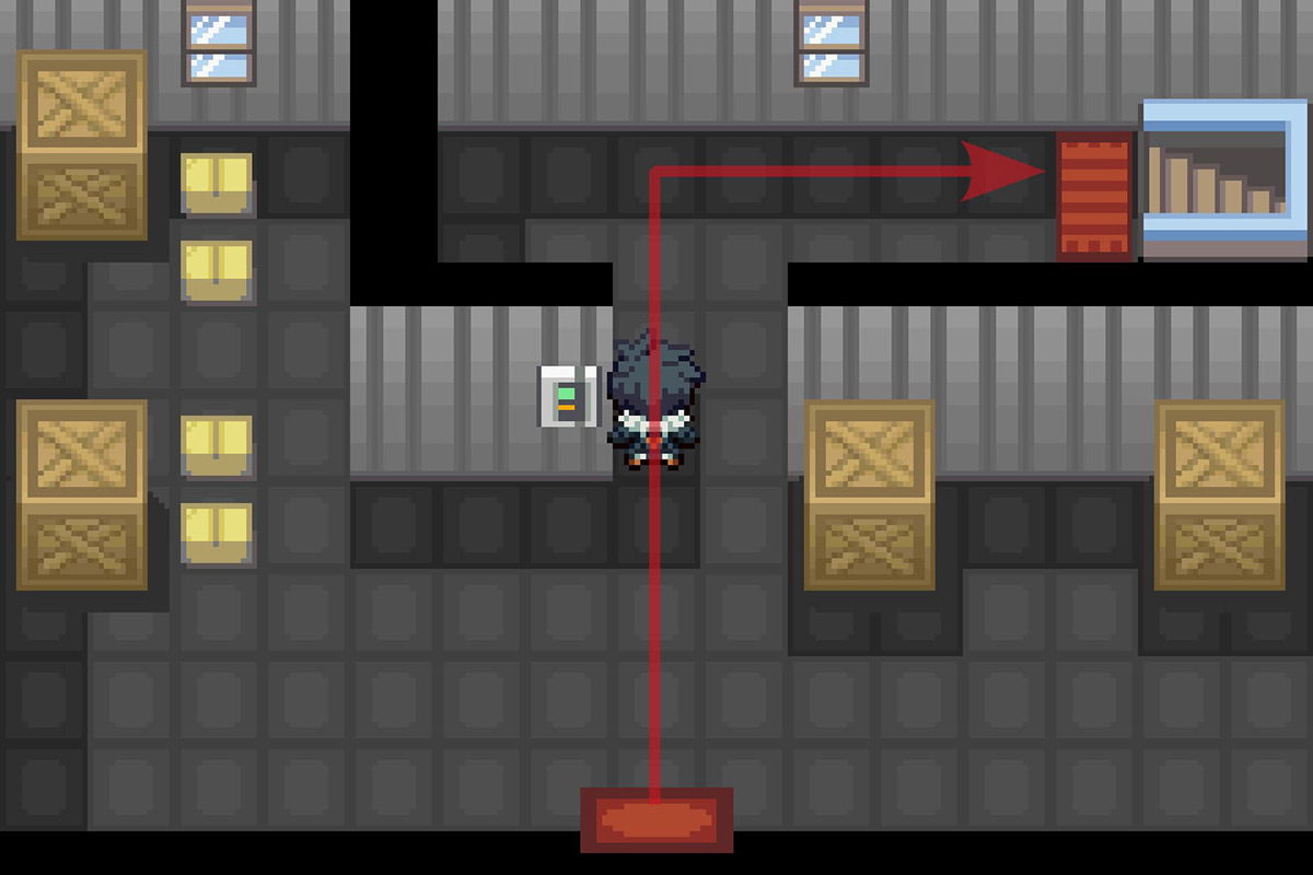 Going to Vivill Warehouse B1F. / Pokémon Unbound