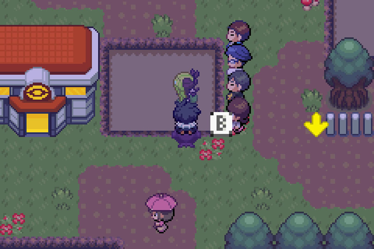 The Meloetta dancing mini-game. / Pokémon Unbound