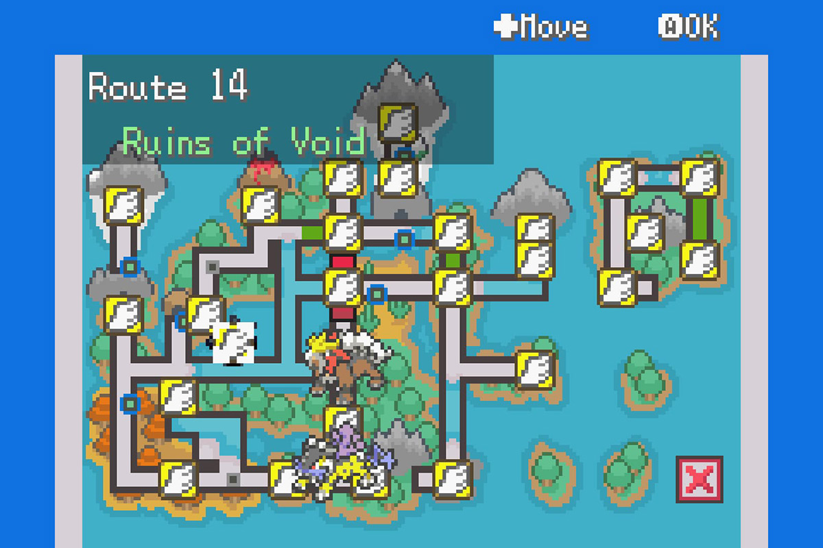 Tracking Raikou from the world map. / Pokémon Unbound