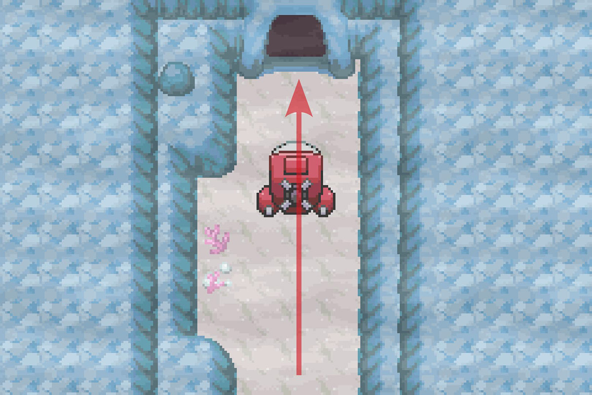 Entering the area the tablet was blocking. / Pokémon Unbound