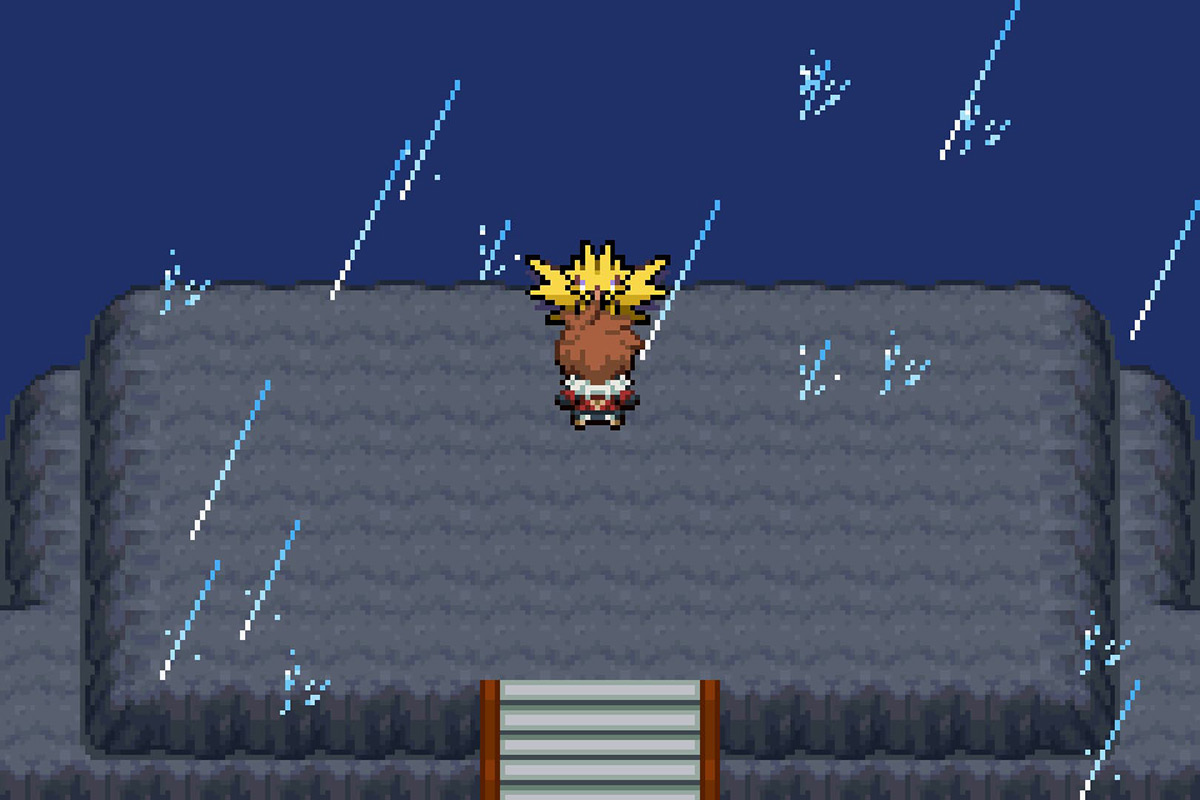 About to challenge Zapdos. / Pokémon Unbound