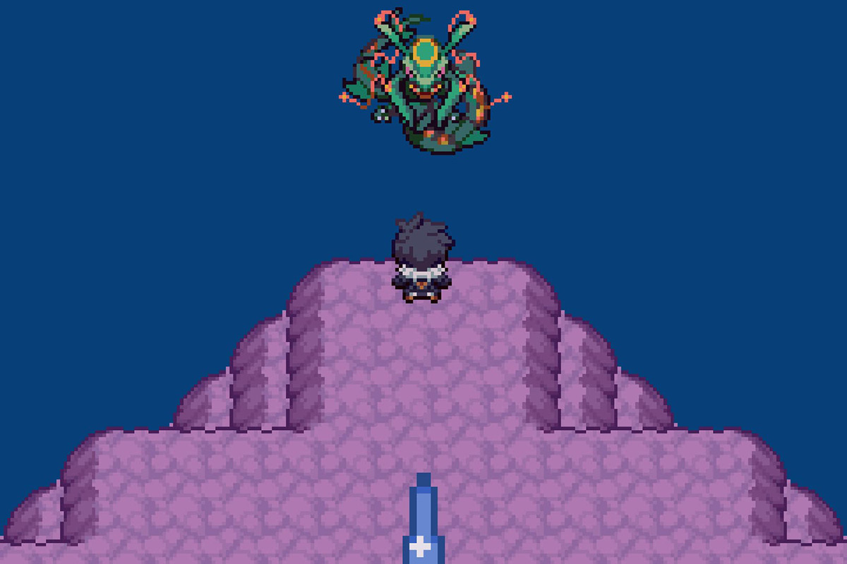 Challenging Rayquaza. / Pokémon Unbound
