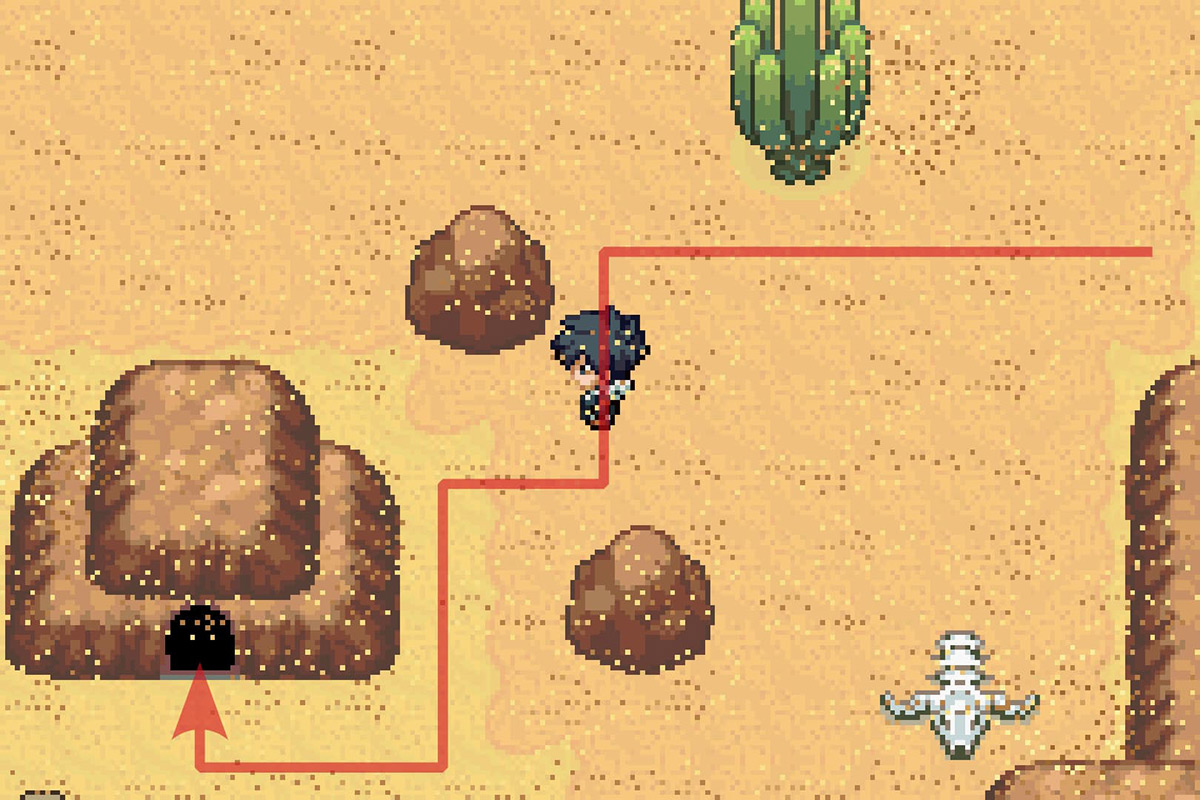 Entering the Desert Ruins. / Pokémon Unbound