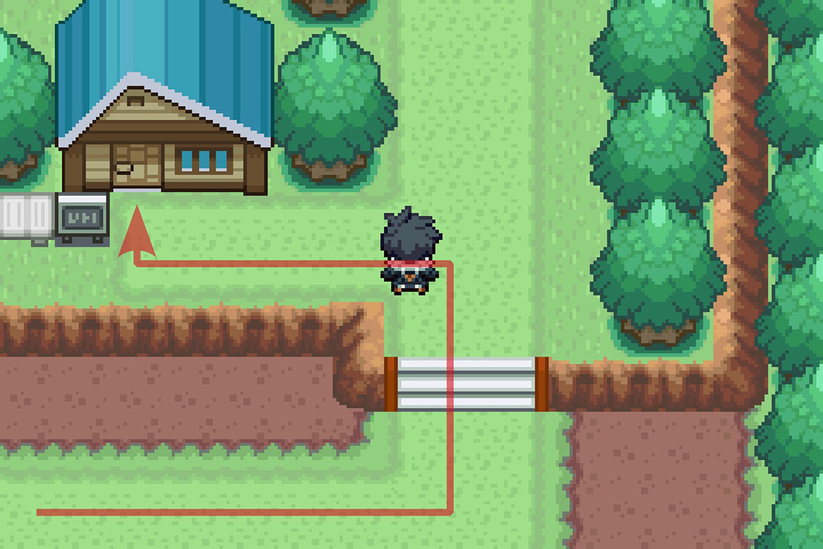 Entering the Tarmigan Inn. / Pokémon Unbound