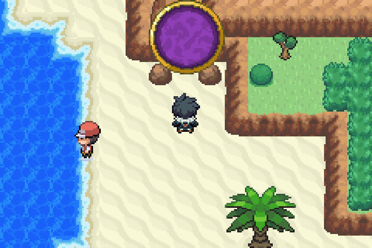 Finding the portal with Lunala. / Pokémon Unbound