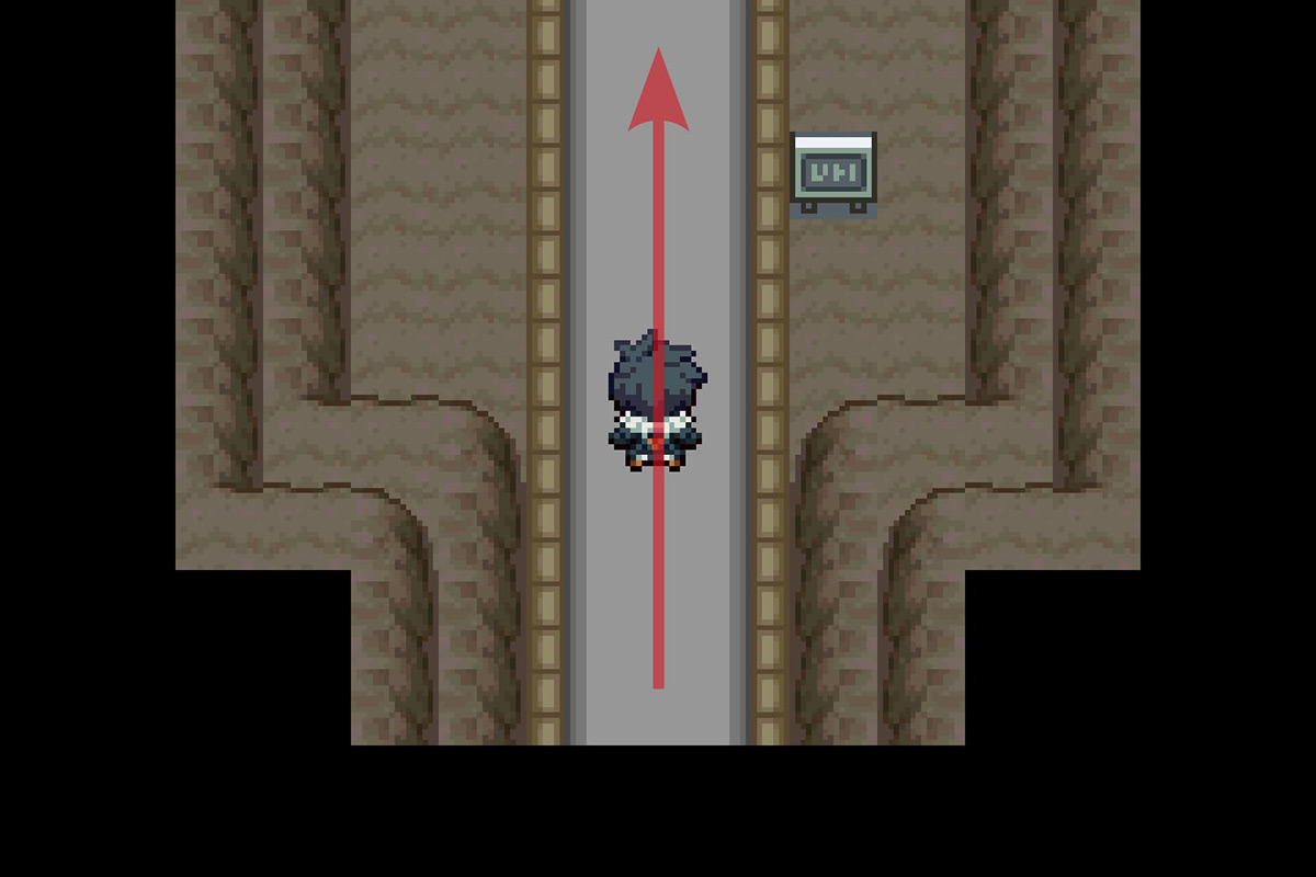 Going north after entering the expressway. / Pokémon Unbound