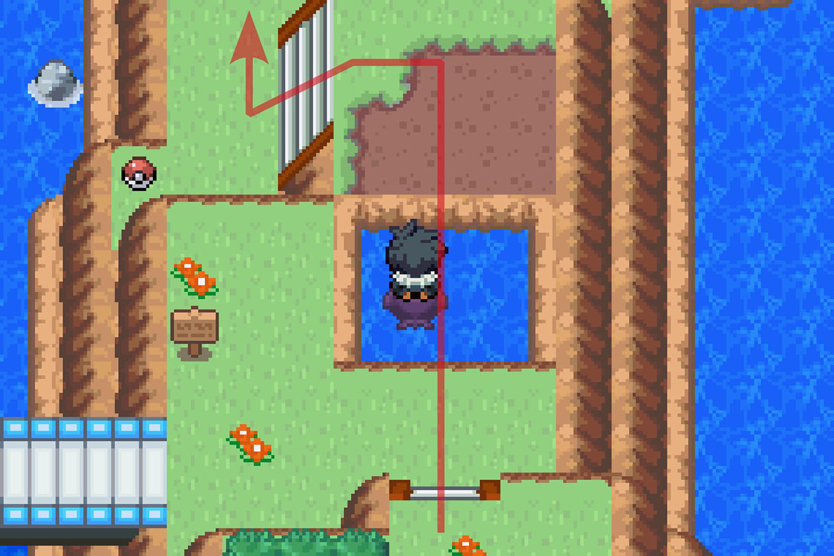 Continuing north after exiting Antisis City. / Pokémon Unbound