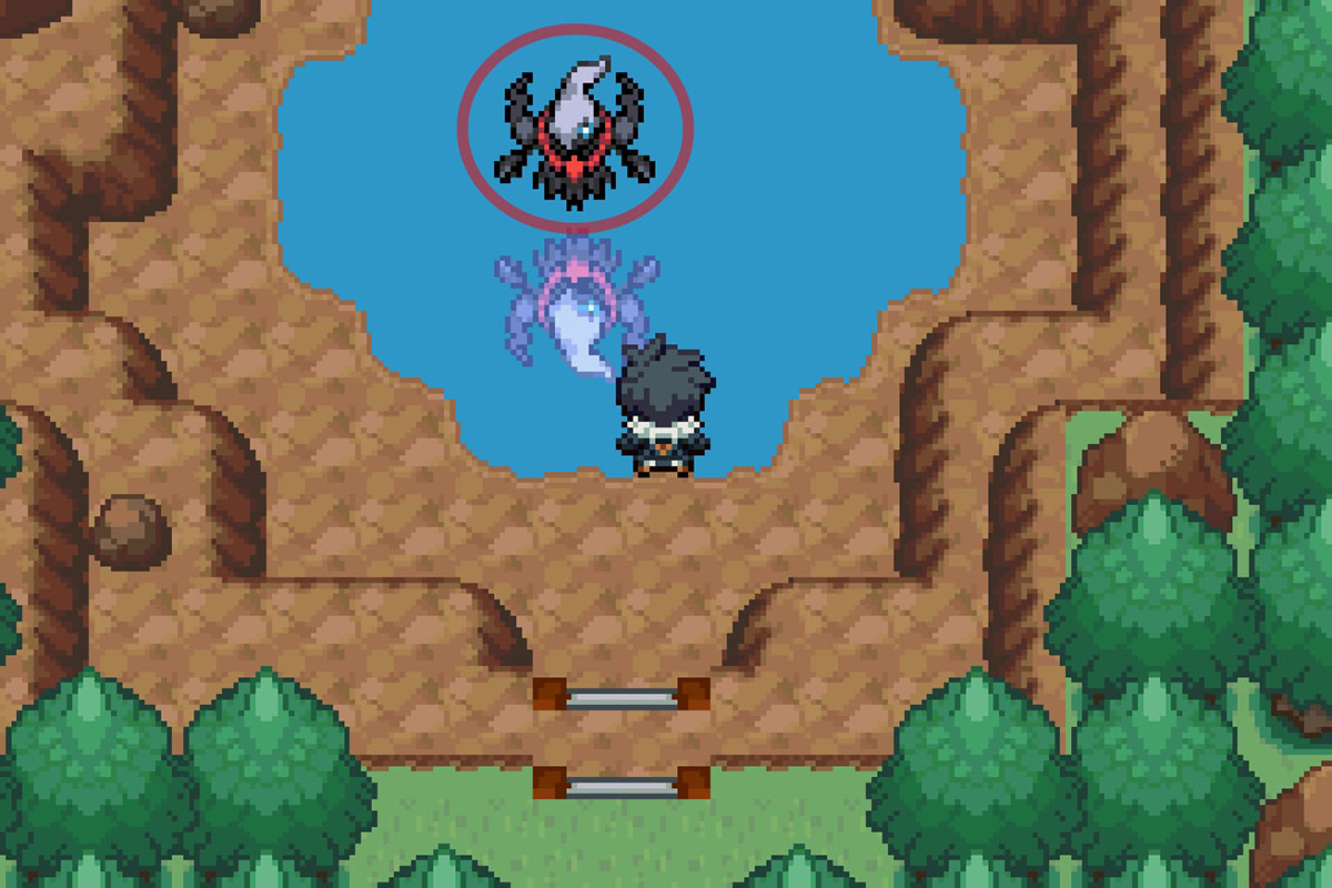 Approaching Darkrai. / Pokémon Unbound