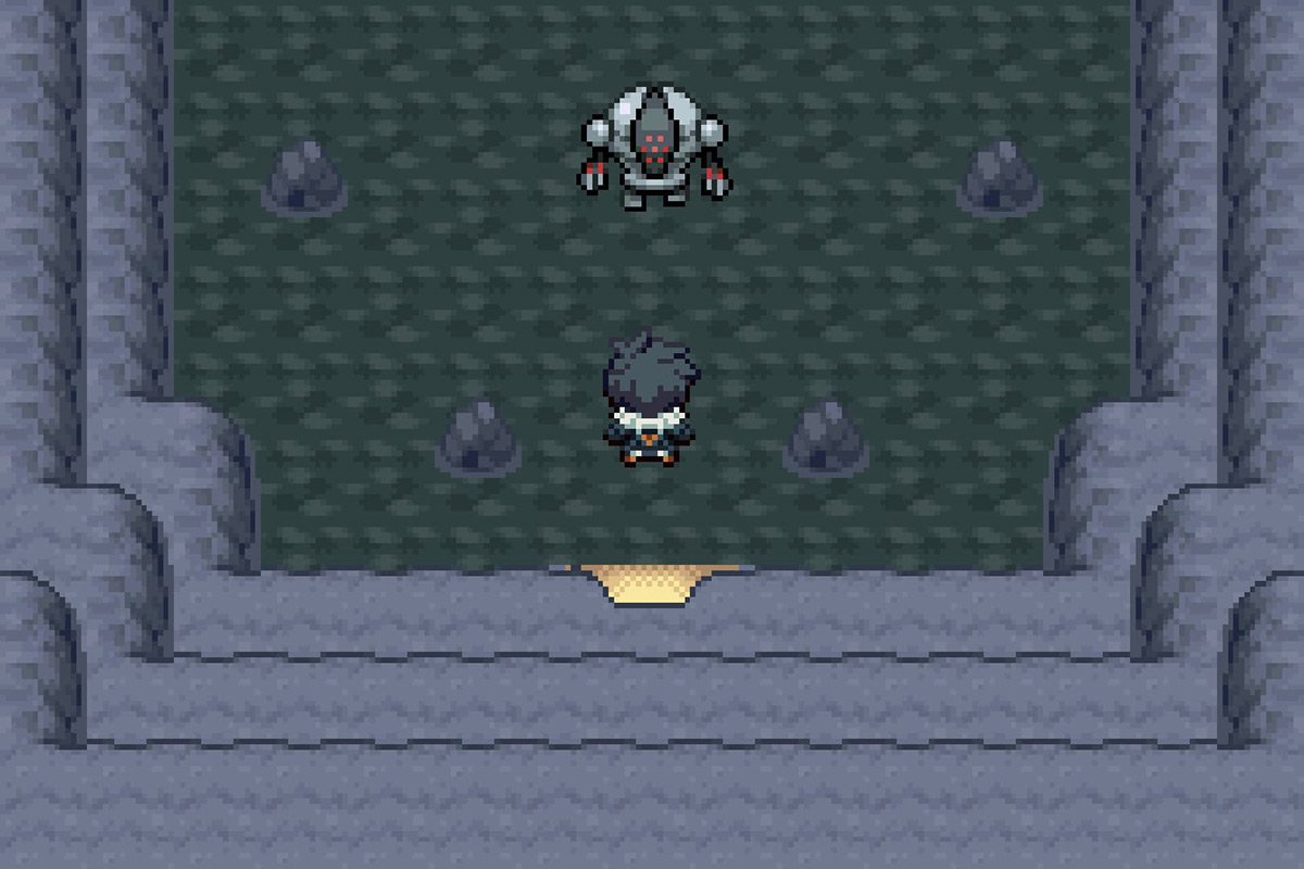 Finding Registeel. / Pokémon Unbound