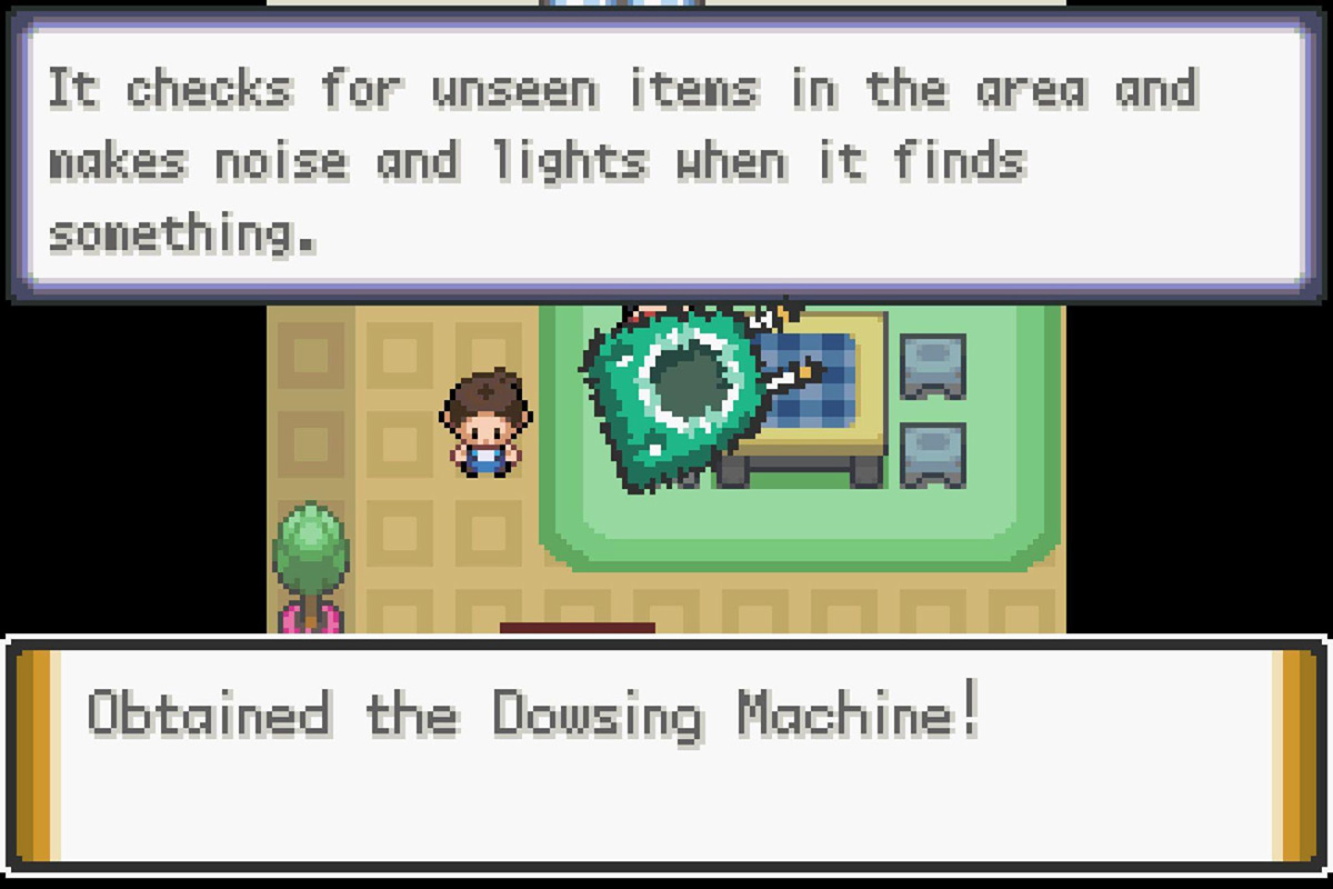 Acquiring the Dowsing Machine. / Pokémon Unbound