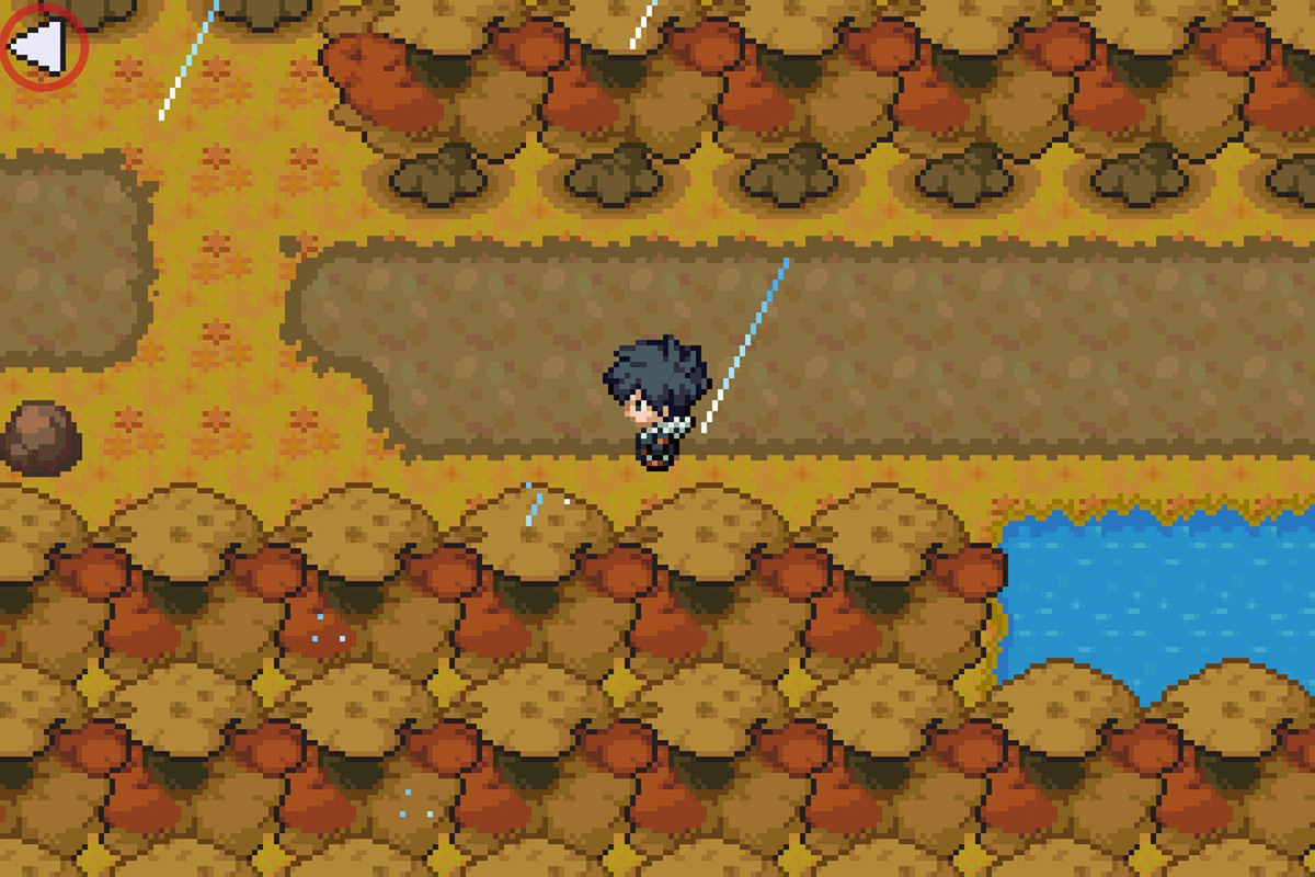 The symbol leading to the hidden icon. / Pokémon Unbound