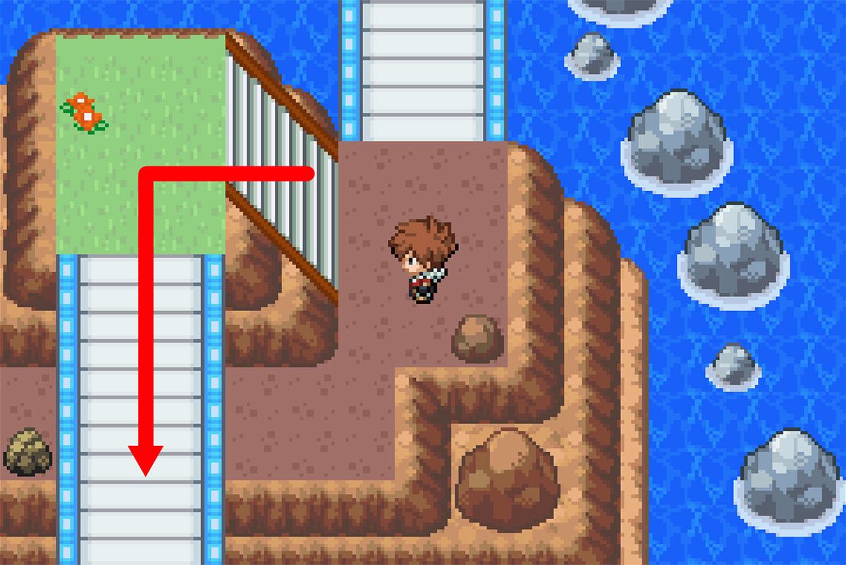 Path to second bridge / Pokémon Unbound