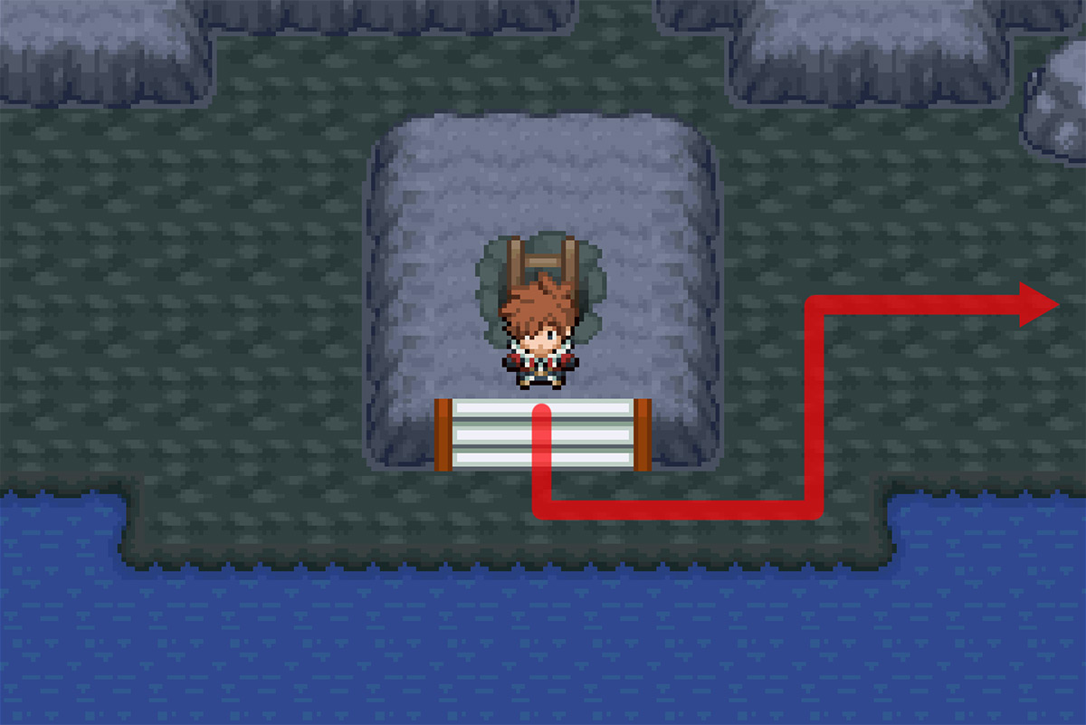 Moving to the eastern side of 3F / Pokémon Unbound