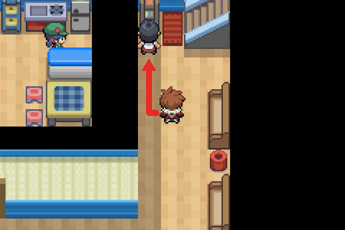 The NPC with the free Link Stone / Pokémon Unbound