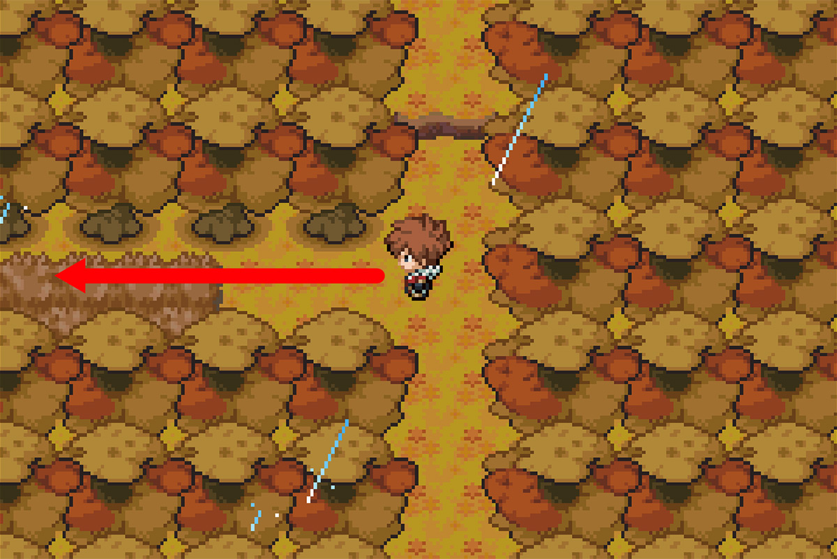 Path leading to Route 9 / Pokémon Unbound