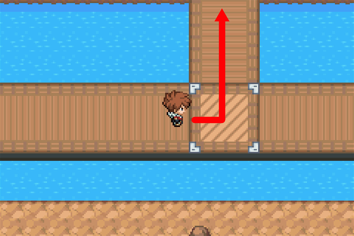 Heading to the entrance of Cliff Cave / Pokémon Unbound