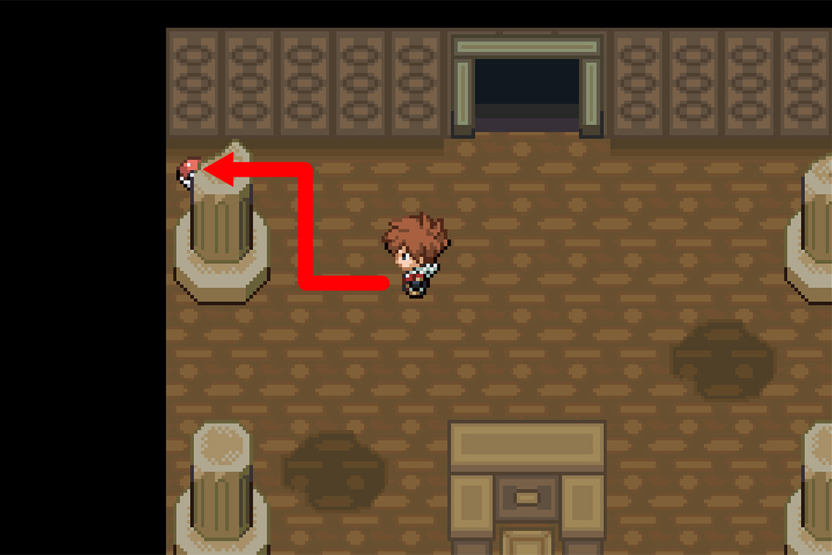 Exact location of Ruins of Void Dusk Stone / Pokémon Unbound