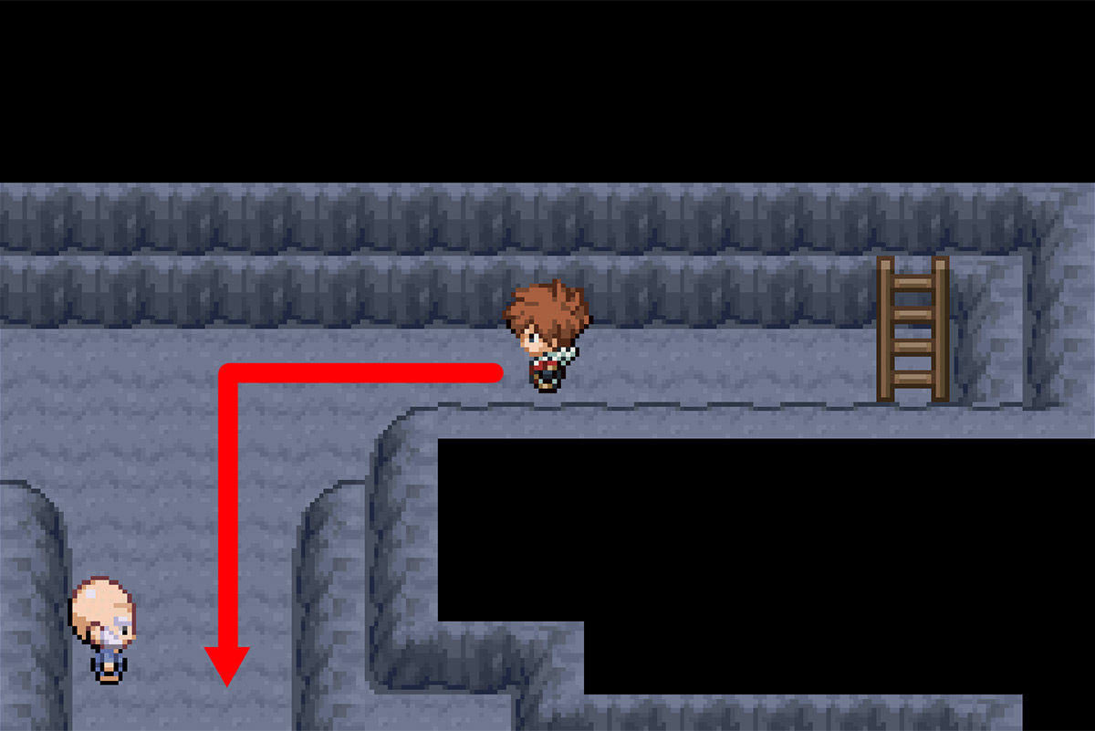 Moving towards trainer / Pokémon Unbound