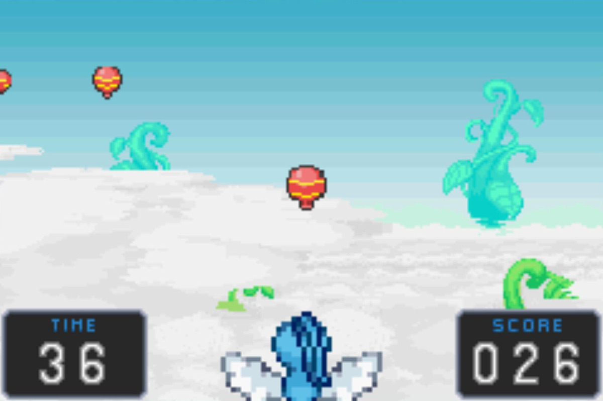 Cloud Burst Minigame playfield / Pokémon Unbound