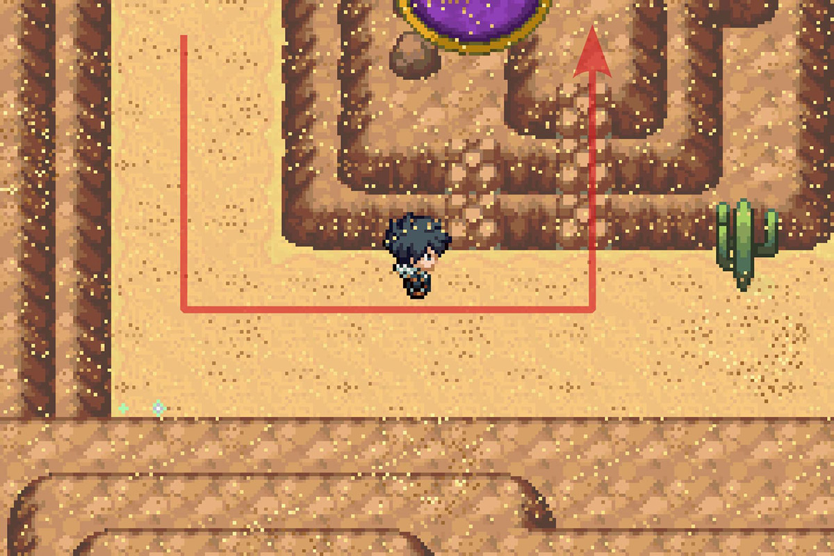 Using Rock Climb on the east mark. / Pokémon Unbound