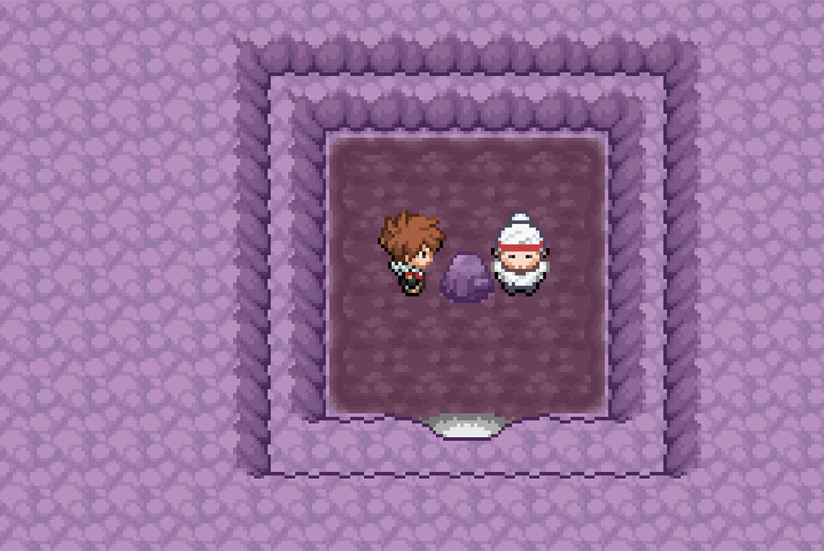 Location of first button / Pokémon Unbound