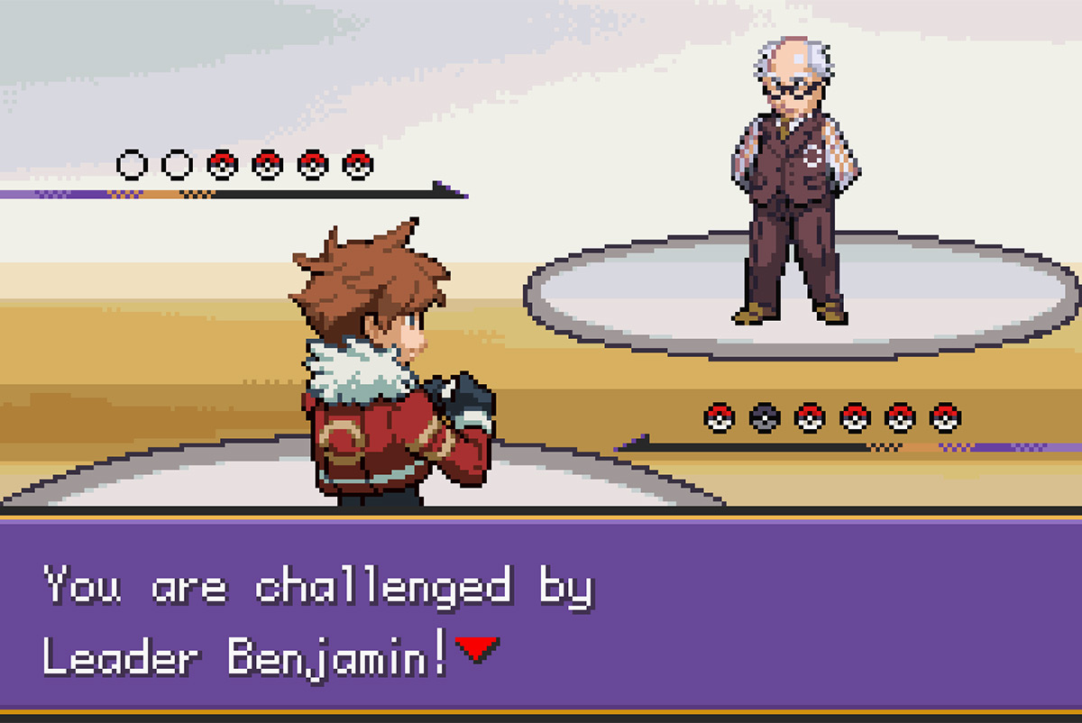 Benjamin Gym battle / Pokémon Unbound