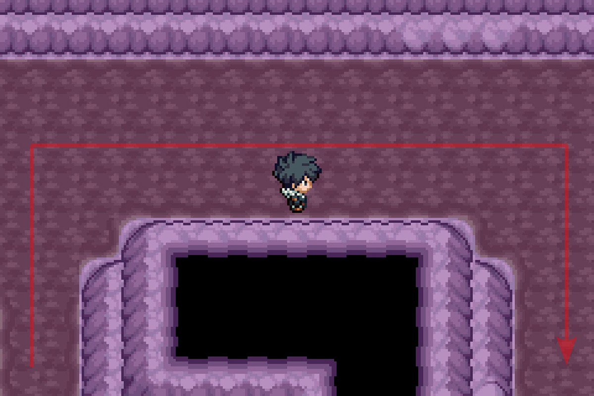 Following the path east. / Pokémon Unbound